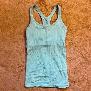 Lululemon Ebb to Street tank top. Wild mint/Ice green. Size 2. Barely worn.